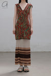 mame kurogouchi two-piece floral knitted skirt MM22SS KN045